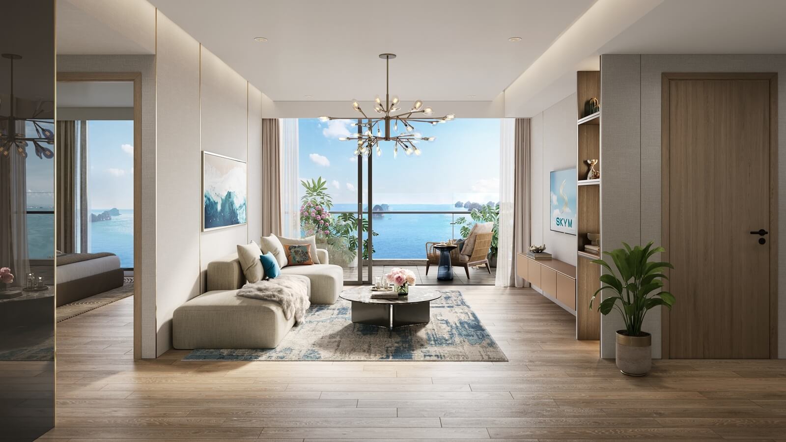 nội thất căn hộ aria bay hạ long