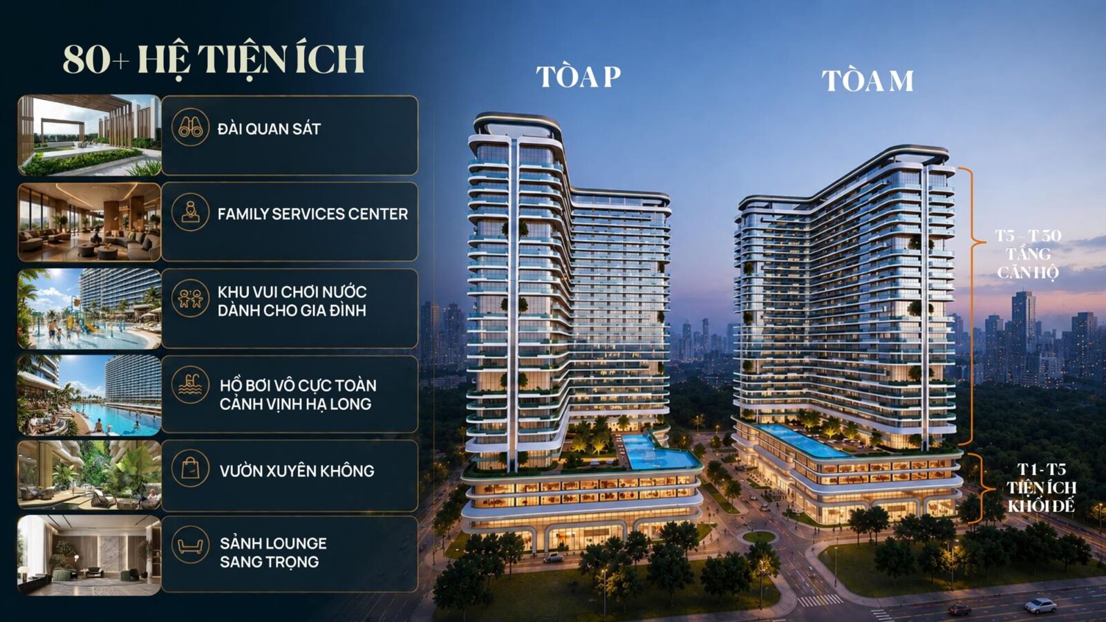 tiện ích dự án prima bay hạ long